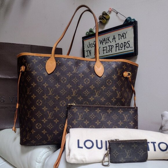 💯% Authentic Louis Vuitton XXL Neverfull GM 3-Piece Full Set Bundle❤️ - Picture 15 of 15